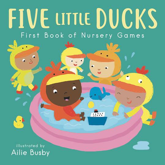 Child&#x27;s Play Books Five Little Ducks First Book Of Nursery Games Board Book